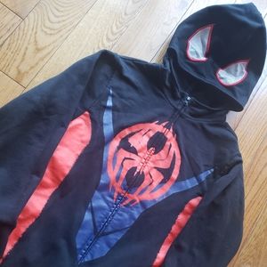 Boy Spider-Man Hooded Jacket Sz. Medium